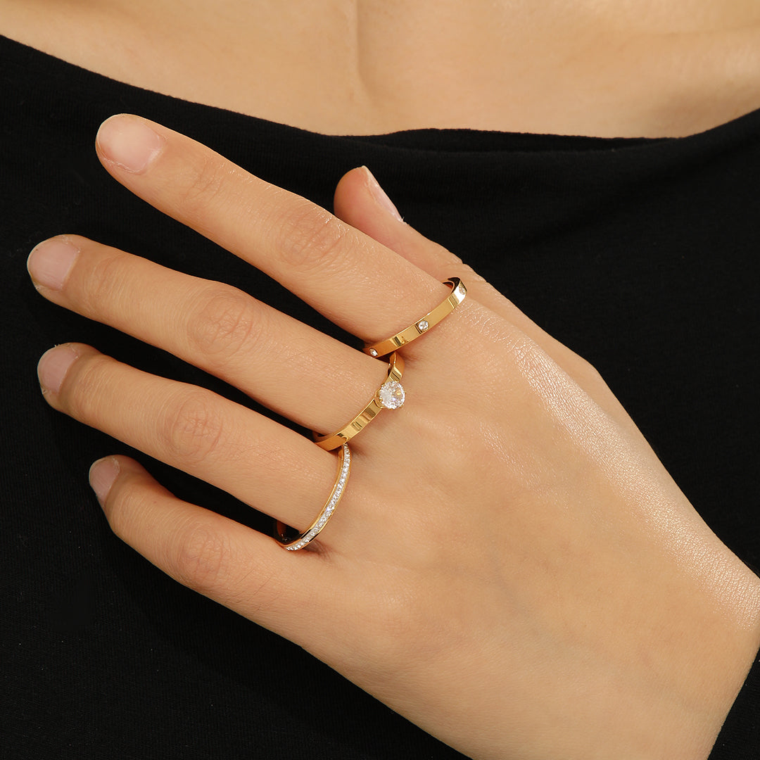 M.E.® Minimalist Gold Rings