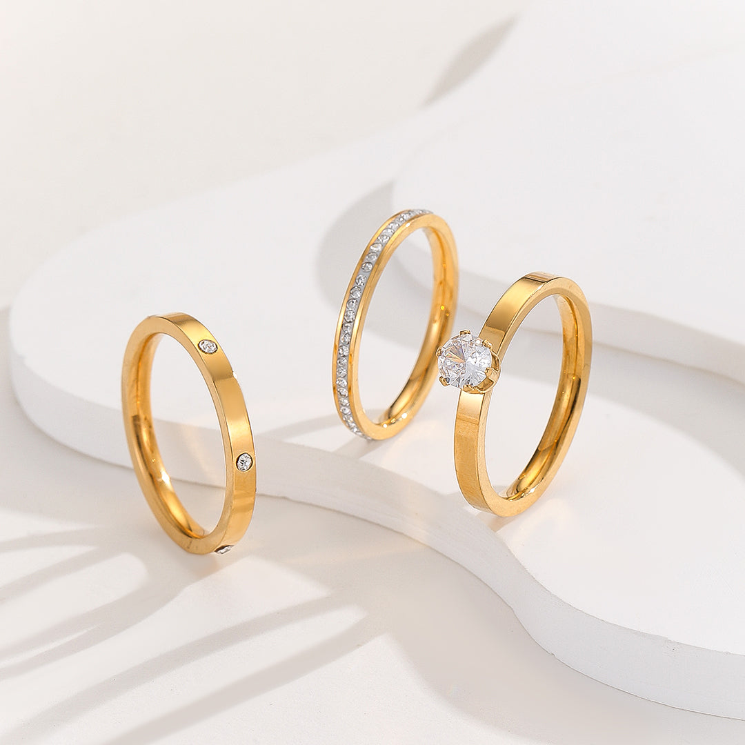 M.E.® Minimalist Gold Rings