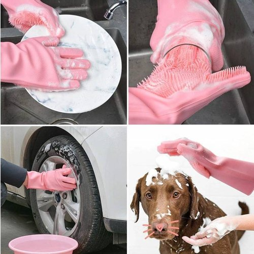 M.E.® Original Magic Silicon Dish-washing Gloves