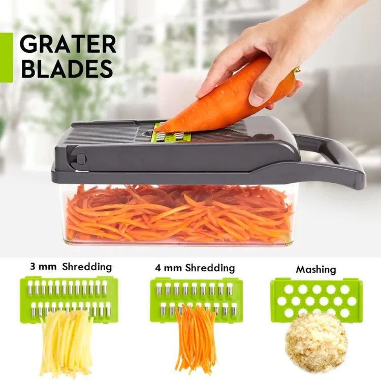 M.E.® Vegetable and fruit cutter nicer dicer all in one