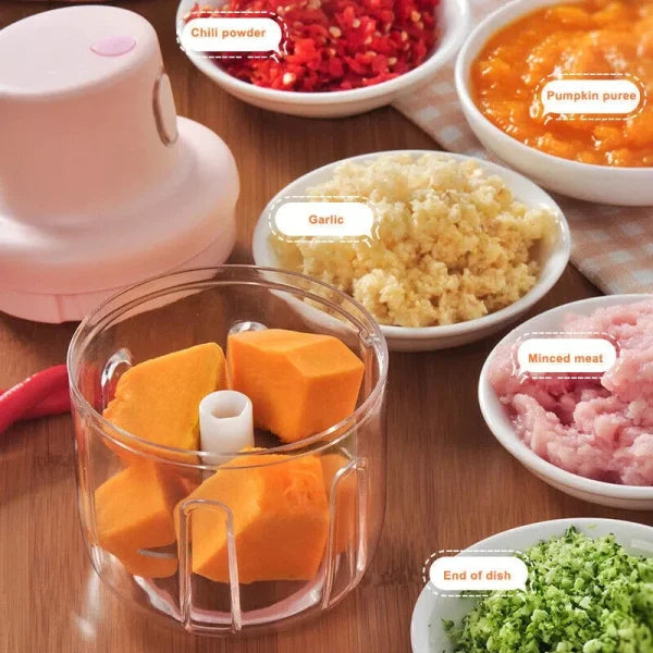 M.E.® Portable Mini Electric Garlic Food Chopper