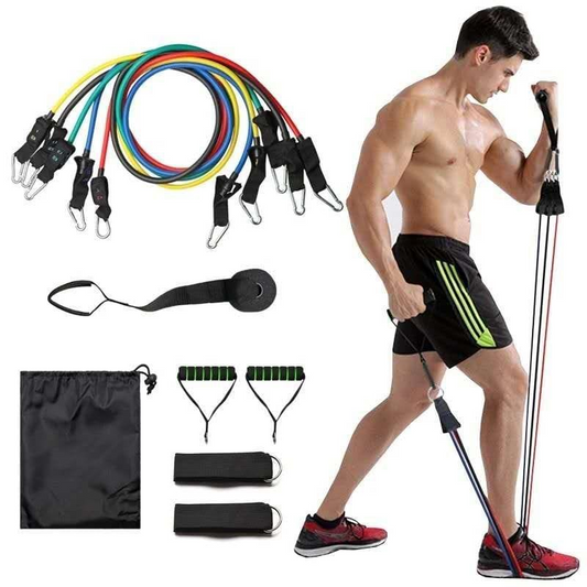 M.E.® Power Exercise Resistance Band Set 5 In 1