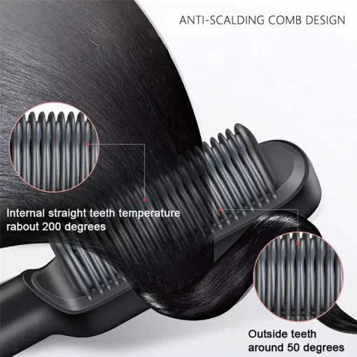 M.E.® 2-in-1 HAIR STRAIGHTENER COMB