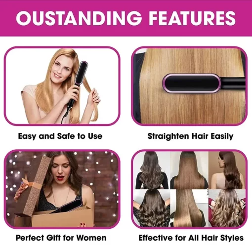 M.E.® 2-in-1 HAIR STRAIGHTENER COMB