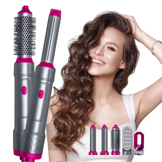 M.E.® 5 In 1 Hair Dryer Straightener And Curler