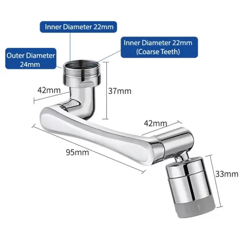 M.E.® Universal Rotating Faucet