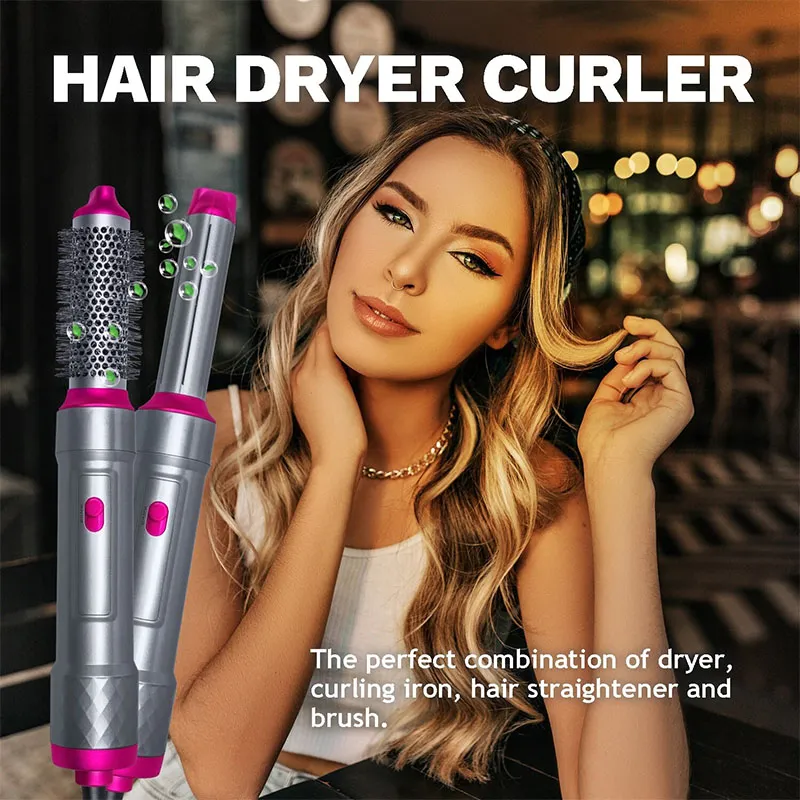 M.E.® 5 In 1 Hair Dryer Straightener And Curler