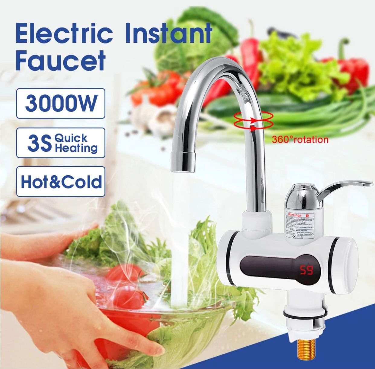 M.E.® Electric Faucet Water heater